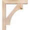 Ekena Millwork Westlake Block Smooth Bracket w/ Offset Brace, Douglas Fir, 5 1/2"W x 24"D x 28"H BKT0604X24X28WTL05SDF - alternate 3